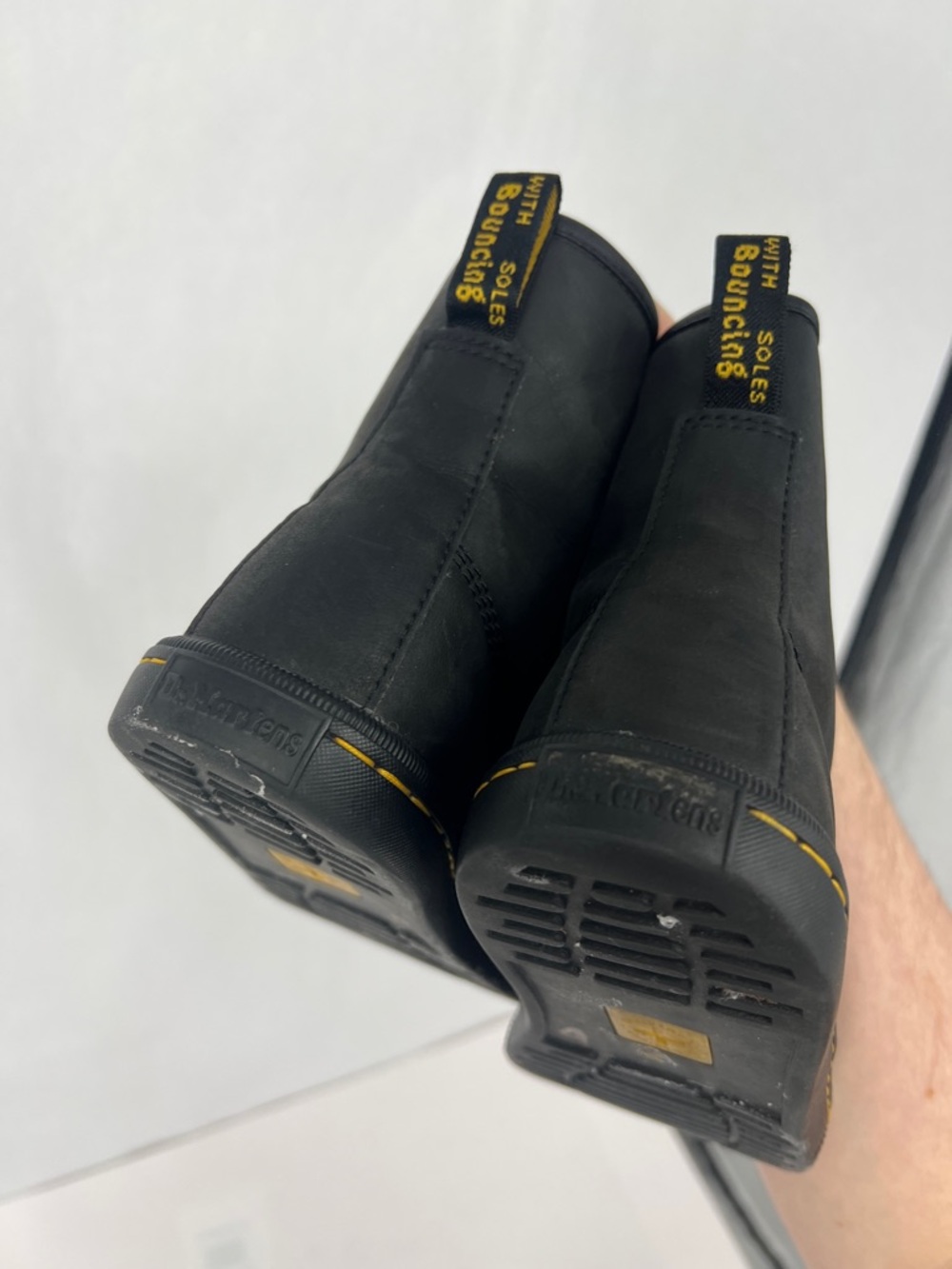 Dr. Martens Sheridan Matte Black Lace-Up High Top Boots - Picture 7 of 12